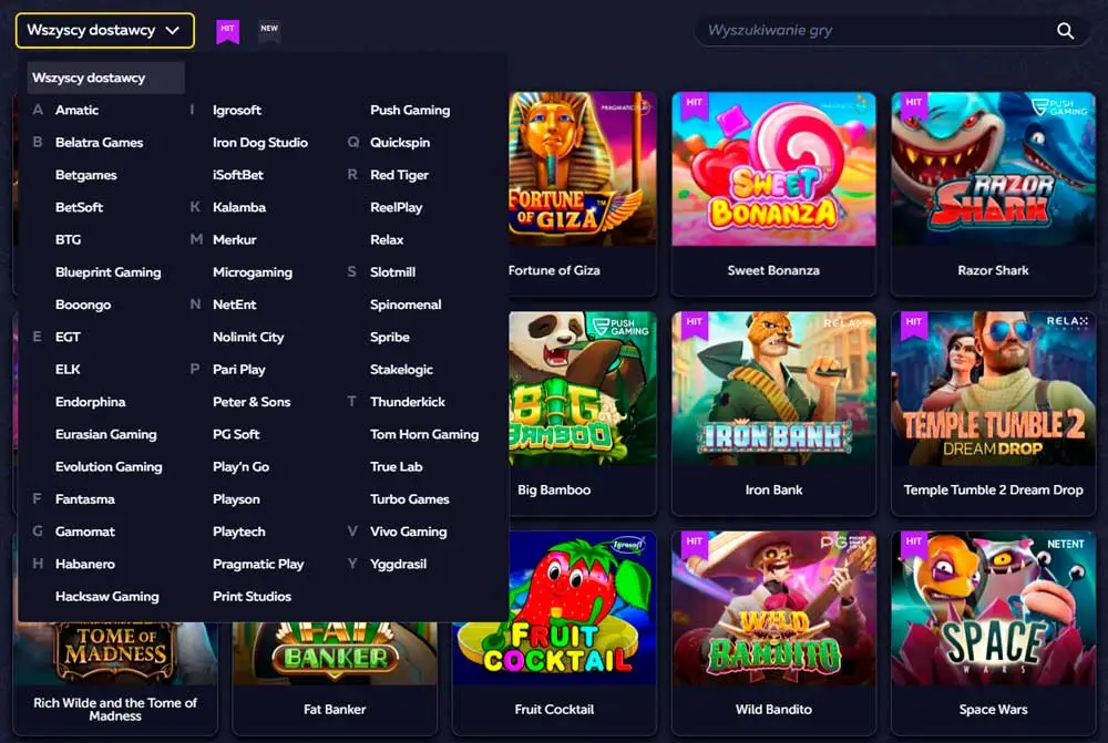 Sloty w Vavada Casino